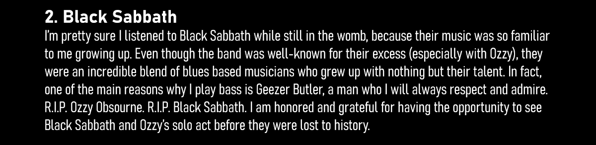 Black Sabbath Spotify