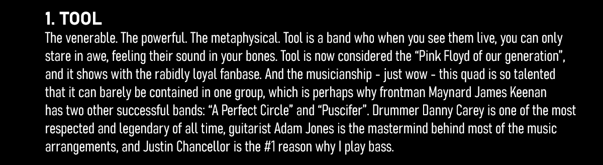 Tool Spotify